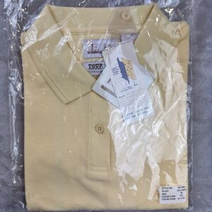 EP Pro Polo Shirt M Yellow MGM GRAND Tommy Tween Custom Fit Golf Resort NWT